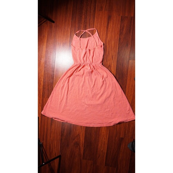 American Apparel Sun Dress Crossback Summer Boho Chic Slip Dress Tank Top Red-M - Picture 2 of 7